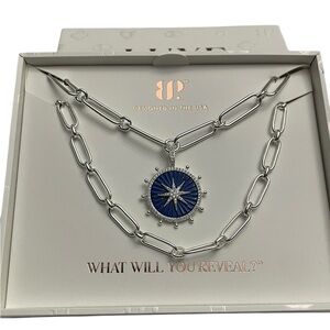 Bomb Party Luxe Layers 2026 “It Was Meant To Be You” Silver/Lapis & CZ NIB